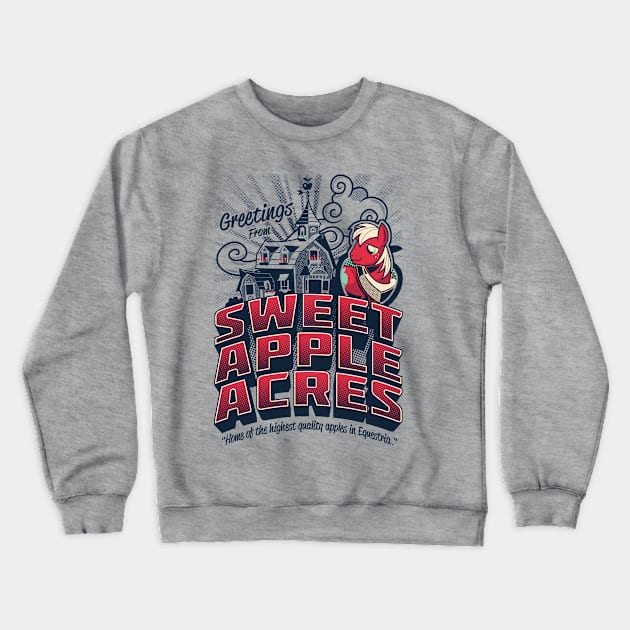 Greetings From Sweet Apple Acres - Variant Crewneck Sweatshirt by GillesBone